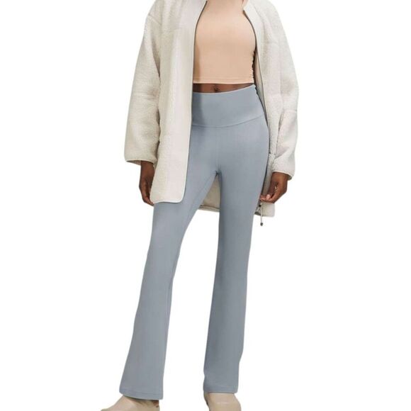 Lululemon Groove Super-High-Rise Flared Pant Nulu *Chambray - Picture 11 of 11